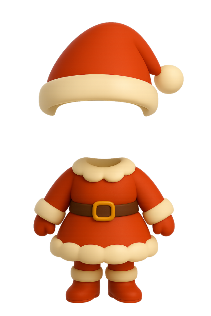 Mamá noel para colocar cara